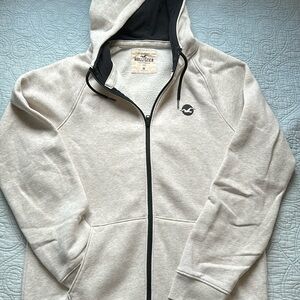 MENS: Hollister Fleece lined zip up with high neck